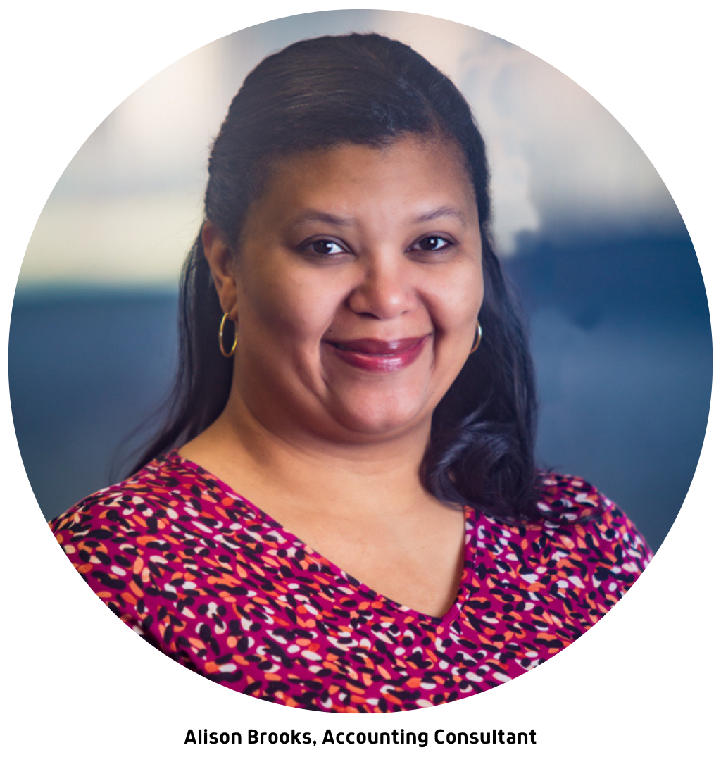Alison Brooks, Accounting Consultant